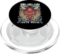 Yokai Oni Masque Diable Japonais Demon Tattoo Oni PopSockets PopGrip pour MagSafe