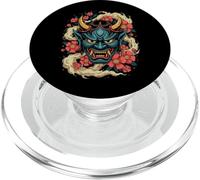 Yokai Oni Masque Diable Japonais Demon Tattoo Oni PopSockets PopGrip pour MagSafe