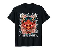 Yokai Oni Masque Diable Japonais Demon Tattoo Oni T-Shirt