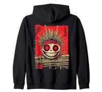 Yokai Voodoo Horror Japan Backprint Streetwear Art Sweat à Capuche