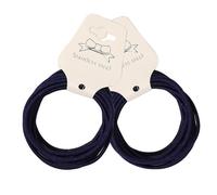 Yokawe Lot de 20 élastiques à cheveux épais - Matériau fin - Haute élasticité - Antidérapants - Pour femmes et filles - Noir