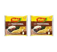 Yoki Farofa De Mandioca Pronta Temperada Lot de 2 farines de manioc assaisonnées 400 g