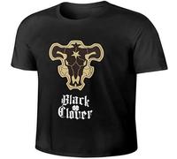 YOKIHI Black Clover Logo Men's Short Sleeve T-Shirt Size XXL