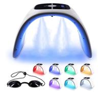 Yokilly Masque Luminothérapie Visage, 7 Couleurs Pliable Masque Led Visage
