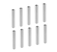 YOKIVE 10 pcs M3 Espaceurs, Laiton Hex pcB Entretoises Écrous, Conserver Hauteur Cohérent, Excellent pour Carte Mère, Circuit Carte, Électronique (Argent Tone, 30mm)