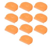 YOKIVE 10 Pcs Protège-Clés, Capuchon En Silicone Identificateur Protecteur | Accessoires Clés Marqueur Étiquettes Classification Idéal Pour Standard Maison Régulière (Orange, 0.79 Pouce)