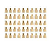 YOKIVE 100 pcs M3 Écarteur Vis, Laiton Hex pcB Entretoises, Conserver Hauteur Cohérent, Excellent pour Carte Mère (Or Ton, 4mm+3mm)