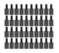 YOKIVE 100 pcs M3 Écarteur Vis, Nylon Hex pcB Entretoises avec Haute Isolation Effet, Conservateur Hauteur Cohérente, Idéal pour Circuit Carte (Noir, 8mm+6mm)