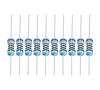 YOKIVE 100 PCS Metal Film Résistances, 10K Ohm Résistance avec 1/2W 1% Tolérance, Plom pour Bricolage Électronique Projets (5 Couleur Bandes, 8.5mm±1mm)