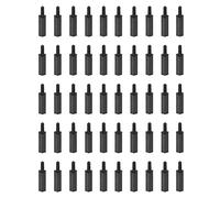 YOKIVE 150 pcs M2 Écarteur Vis, Nylon Hex pcB Entretoises avec Haute Isolation Effet, Conserver Hauteur Cohérente, Idéal pour Carte Mère (Noir, 12mm+6mm)