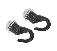 YOKIVE 2 Pcs Alliage M10 Plafond Crochet, Électroplaque Pendentif Appareils Cintre suspendre Lustre Léger, Idéal pour Maison (Noir, 0,91x1,22 Pouces)