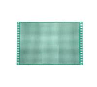YOKIVE 2 Pcs Simple Face Universelle Imprimé Circuit Cartes, FR-4 PCB Étamé Conseil, Bonne pour Bricolage Soudure Électronique Projets (Vert, 120x180mm)