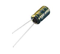 YOKIVE 20 pcs Aluminium Électrolytique Condensateur, Radial Connexions Haute Fréquence Faible Impédance (16V 220UF 6.3x11mm Vert)