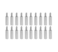 YOKIVE 20 pcs M3 Écarteur Vis, Nickel Plaqué Hex pcB Entretoises, Garder Hauteur Cohérent, Excellent pour Carte Mère (Argent Ton, 15mm+6mm)