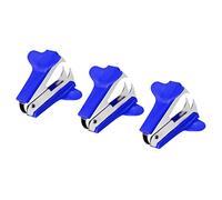 YOKIVE 3 Pièces Agrafe Retirant, Mini Extracteur Acier Mâchoire Agrafes Enlèvement Excellent pour Bureau Maison Bureau (Bleu)