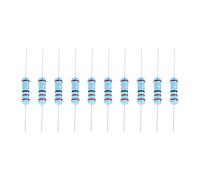 YOKIVE 30 PCS Métal Film Résistance, Résistances Assortiment Kit avec 2W 1% Tolérance 2.2 Ohm, Antidéflagrant, Axial Plom pour Bricolage Électronique Projets