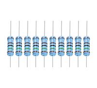 YOKIVE 30 PCS Métal Film Résistances, 1.5K Ohm Résistance avec 2W 1% Tolérance, Plom pour Bricolage Électronique Projets (5 Couleur Bandes, 15,5+/-1mm)