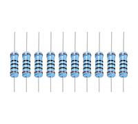 YOKIVE 30 PCS Métal Film Résistances, 100 Ohm Résistance avec 2W 1% Tolérance, Plom pour Bricolage Électronique Projets (5 Couleur Bandes, 15,5+/-1mm)