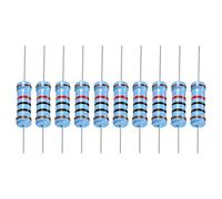 YOKIVE 30 PCS Métal Film Résistances, 10K Ohm Résistance avec 2W 1% Tolérance, Plom pour Bricolage Électronique Projets (5 Couleur Bandes, 15,5+/-1mm)