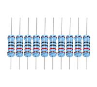 YOKIVE 30 PCS Métal Film Résistances, 120 Ohm Résistance avec 2W 1% Tolérance, Plom pour Bricolage Électronique Projets (5 Couleur Bandes, 15,5+/-1mm)