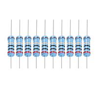 YOKIVE 30 PCS Métal Film Résistances, 20 Ohm Résistance avec 2W 1% Tolérance, Plom pour Bricolage Électronique Projets (5 Couleur Bandes, 15,5+/-1mm)