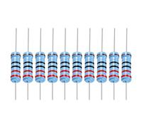 YOKIVE 30 PCS Métal Film Résistances, 220 Ohm Résistance avec 2W 1% Tolérance, Plom pour Bricolage Électronique Projets (5 Couleur Bandes, 15,5+/-1mm)