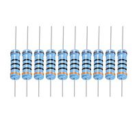 YOKIVE 30 PCS Métal Film Résistances, 300 Ohm Résistance avec 1W 1% Tolérance, Plom pour Bricolage Électronique Projets (5 Couleur Bandes, 11±2mm)