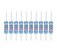 YOKIVE 30 PCS Metal Film Résistances, 8.2K Ohm Résistance avec 2W 1% Tolérance, Plom pour Bricolage Électronique Projets (5 Couleur Bandes, 15,5+/-1mm)
