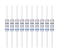 YOKIVE 30 pcs Métal Oxyde Film Résisteurs, Axe plombs Résistance, Conserver Normal Circuit Fonctionnement, Grand pour Électrique Puissance Équipement (Gris, 2W, 68 Ohm)