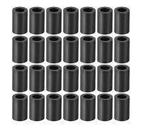 YOKIVE 300 Pcs Noir Rond Entretoise, Pas Fileté Rondelles avec Haut Isolation Effet, Gardez Hauteur Cohérente, Excellent pour Vis M4 (ABS, 4,2mm x 7mm x 11mm)