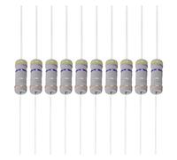 YOKIVE 50 pcs Carbone Film Résistances, 2W 0.47 Ohm 5% Tolérances Résistance, Bonne pour DIY Électronique Projets (4 Couleur Bande, 0.58x0.19-pouce)