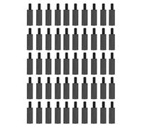 YOKIVE 50 pcs M3 Écarteur Vis, Nylon Hex pcB Entretoises avec Haute Isolation Effet, Conservateur Hauteur Cohérente, Idéal pour Carte Mère (Noir, 15mm+6mm)