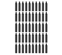 YOKIVE 50 Pcs M3 Espaceur Vis, Nylon Hexagone PCB Cales Arrêt avec High Insulation Effet, Gardez Hauteur Cohérente, Idéal pour Carte Mère (Noir, 40mm+6mm)