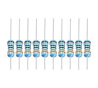 YOKIVE 50 PCS Metal Film Résistances, 3.3K Ohm Résistance avec 1/2W 1% Tolérance, Plom pour Bricolage Électronique Projets (5 Couleur Bandes, 9±1mm)