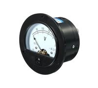 YOKIVE Analogique Panneau Voltmètre, AC 0-250V Volt Mètre Mesure Jauge, Excellent pour Circuit Test Mesure Équipement (Clair, Noir, Rond)