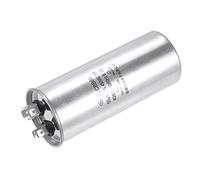 YOKIVE Exécutez Condensateur CBB65, Ovale Exécutez Démarrez Condensateur avec Borne Idéal pour HVAC, Climatiseurs, Pompes à chaleur (Argent, 55uF 55mfd 450V AC 40/85/21)