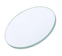 YOKIVE Lentille convexe plate, lentilles optiques en verre transparent | Télescope, idéal pour la photographie, l'utilisation d'instruments optiques (transparent, longueur focale de 300 mm)