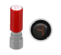 YOKIVE Lettre Tampon, Alphabet Personnage Tampon avec Encre Décorer Cartes Postales, Super pour Salle Classe, Festivals (Rouge, Lettre P)