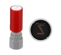 YOKIVE Lettre Tampon, Alphabet Personnage Tampon avec Encre Décorer Cartes Postales, Super pour Salle Classe, Festivals (Rouge, Lettre Z)