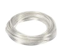 YOKIVE Pvc Couvert Fil, 18AWG Électrique Cordon avec 2 Noyaux, pour DIY Éclairage Projets, Génial pour Maison, Fête, Quotidien Utilisation (Clair, 32.8ft)