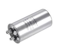YOKIVE Run Condensateur CBB65, Ovale Démarre Début Condensateur avec Terminal Excellent pour HVAC, Air Climatiseurs, Chauffage Pompes (Argent, 40uF 40MFD 450V AC 40/85/21)