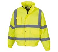 Yoko Veste de yk043/hvp211 Haute visibilité Bomber Classique pour Homme Petit Jaune