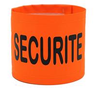 Brassard De S?Curit? Haute Visiblit? - Securite - Orange Fluo