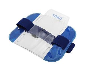 Yoko - Brassards pour carte d'identité (Taille unique) (Bleu)