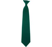 Yoko Clip-On Cravate BC1550 (Taille unique) (Vert bouteille)