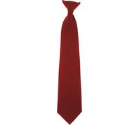 Yoko Cravate Clip-On BC1550 (Taille unique) (Bourgogne)