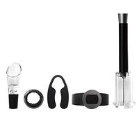 YOKO DESIGN 1280 Coffret Sommelier Métal/Plastique INOX/Noir 23,5 x 18,5 x 5,6 cm