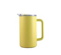 Yoko Design - Carafe isotherme 1500ml avec couvercle amovible - Modèle Jaune