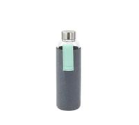 YOKO DESIGN - GLASS BOTTLE 550 ml avec pochette feutrine Grise