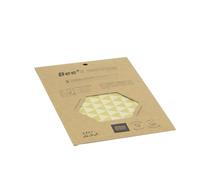 YOKO DESIGN - Lot de 3 Emballages Beewraps Motif Geometrique 17,5 x 20 cm, 25 x 27,5 cm et 33 x 35 cm